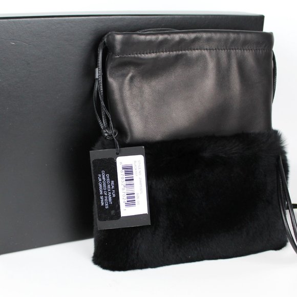 NEW Alexander Wang Ryan Rabbit Fur Bag - Picture 3 of 14